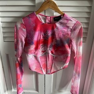 Bardot Lena Mesh Corset Top